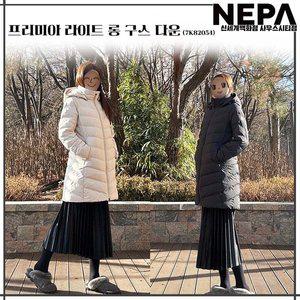 [네파](강남점)24FW 여성 라인이 이쁜 안유진 프리미아 라이트 구스 롱다운 - 7K82054 (정상가 329,000)