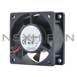 AFB0624H 6025 서버 인버터 냉각 팬 2 와이어 볼 베어링 60x60x25mm 24V 0.12A