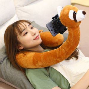 u자형 목베개 핸드폰 거치대 침대 동물 휴대폰 쿠션