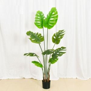 장식 꽃 몬스테라 소품 화분 분 바구니 조화(150cm) 용품 조화 인테리어 인조 꽃인