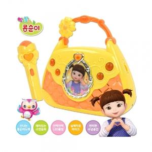h37 콩순이 노래하는 핸드백 ks-1603 시크릿 뷰티 셀럽 공주 패션 가방 마이크 노래방