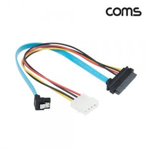 Coms SATA 변환 케이블 젠더 SATA IDE 4P to SATA 22P 30cm 데이터 전원