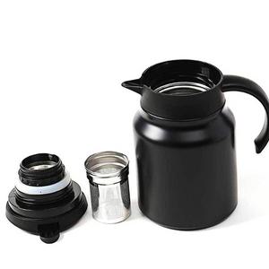 이중진공 보온주전자 900ml 블랙 티 차망 차 텀블러[YYH-WCODE]