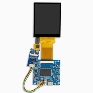IPS 2.8 인치 40 핀 TFT LCD 정전식 스크린, ST7701 6 GT911 IC 480x640 RGB888 인터페이스 HDMI 호환 보드