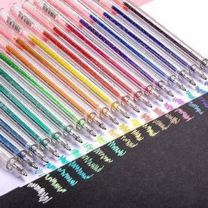 컬러 체인지 반짝이 젤펜 18색세트(1.0mm)/크리스마스/펜/젤/잉크/볼펜/칼라/카드/꾸미기/글리터/젤리/롤