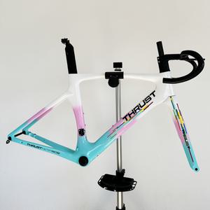 자전거프레임 추력 카본 로드 바이크 프레임 디스크 브레이크 풀 내부 케이블 142x12 최대 타이어 32mm 핸