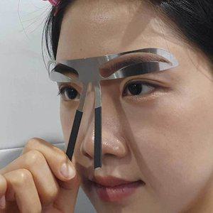 고품질 눈썹그리기 가이드 눈썹틀 아치형 여자눈썹그리기 (WFHOW74)