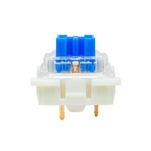 OUTEMU Medium-Low Profile Blue Switches 3 Pin 1.6mm Travel Distance Thiner Tactile Clicky Key switch