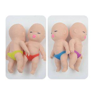 고품질 깜찍 쫀득 말랑이 베이비 엽기모찌인형 주물럭 촉감놀 (WFHS41D)