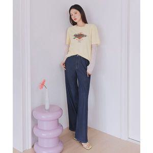 더엣지 THEATG 서현 ON 25SS 레이온스판 세미와이드핏 썸머 데님 769974