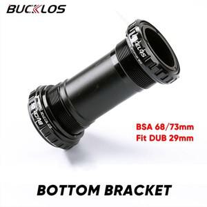 BUCKLOS 자전거 하단 브래킷, BSA 68/73mm 로드 바이크 크랭크 BB 스핀들 스레드 DUB 29mm 사이클