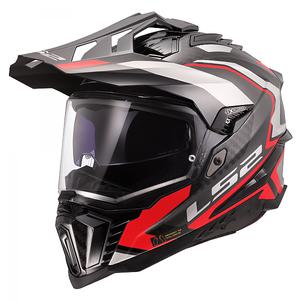 LS2 오토바이 카본 헬멧/투어링헬멧/LS2 MX701 EXPLORER C FRONTIER II RED