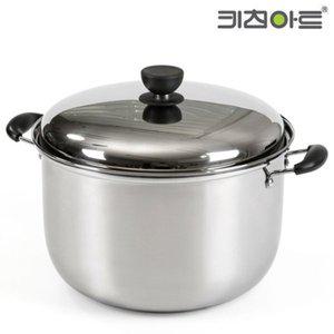 [굿라이프미]키친아트 곰솥 32cm 스텐냄비 대형 큰 백숙 사골 국냄비