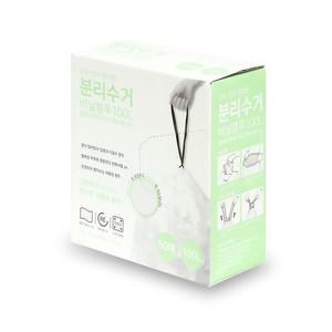 우림 끈이 있어 편리한 분리수거 비닐봉투 100L 50매