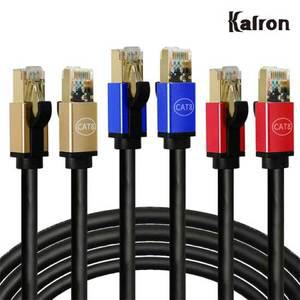 칼론 CAT.8 S-FTP 랜케이블 1M 초고속 인터넷 랜선 랜포트 네트