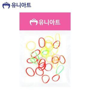 유니아트 (칼라밴드) 칼라 고무줄 (미니) G10