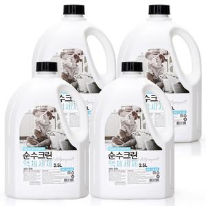순수크린 액체세제 2.5L X 4개  액체세탁세제