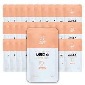 과채연구소 사과주스 국내산 NFC 저온 착즙 사과즙 60P