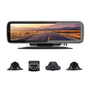 화물차 블랙 박스 최신 대시 트럭 DVR 시스템 12 인치 터치 스크린 GPS 자동차 카메라 4ch 모바일 채널