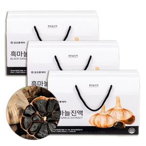 국내산 숙성 발효 흑마늘 영양 추출액 90포