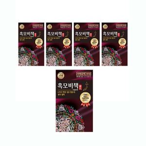 리엔 흑모비책골드 염색약 자연갈색, 90g, 5개