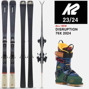 2324시즌 케이투 스키 세트 K2 DISRUPTION 76X+METHOD SKI SET