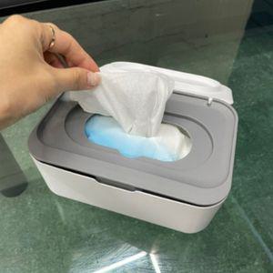 위생적인 휴대용 물티슈 보관함 케이스