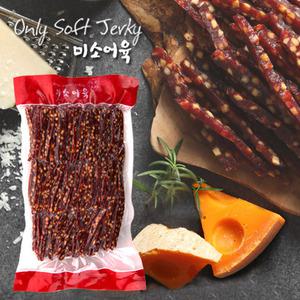[기타][미소어육] 국내산 소고기 치즈육포 500g 대용량 벌크 안주 간식