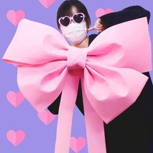[핫트랙스]DIY 초대형 리본 (핑크) 인간화환 이벤트 웨딩카 장식
