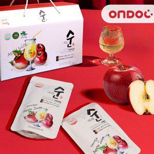 [온도씨] 하루한포 통째로 영주 사과즙 4box (100mlx120포)