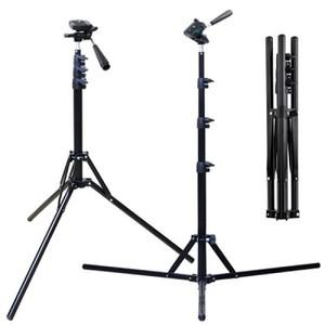 아트박스 본젠 LT-169 라이트 조명 스탠드 + VD-603 미니 3way 헤드 SET [카메라 액션캠 미니빔 등]