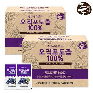 [NS홈쇼핑]포도즙 100포×2박스 실속형[31587485]