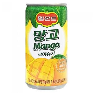 [롯데칠성음료] 델몬트 망고 로어슈거 180ml x 60캔