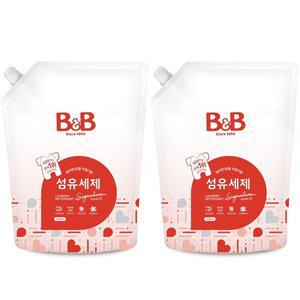 [비앤비]유아 섬유세제 1500ml 리필형 2입