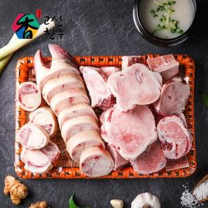 고산한우 보신채반세트5호 사골2kg+우족1개