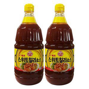 [오뚜기] 오쉐프 스위트칠리소스 2.1kg 2개