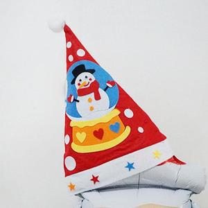[OFLP95SR]크리스마스 산타 모자 만들기 스노우볼