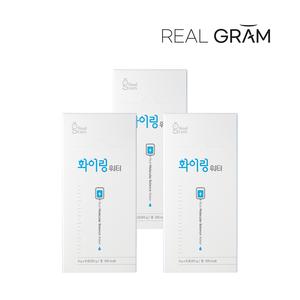 리얼그램 화이링워터 레몬맛 맛있는 포도당 수분충전, 80g, 3개