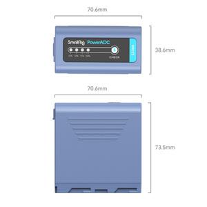 스몰리그 소니 NP-F970 배터리 조명 모니터 F마운트 USB-C 충전식 KC인증 10500mAh 4267