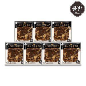 [올반]신세계푸드 올반 오리 바짝 불고기 7팩 (간장맛 200g x7팩 )