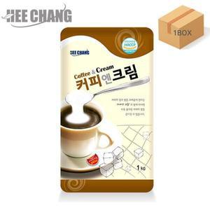 [기타]희창 커피엔크림 1kg 1박스(1kg x 15개) 자판기용 커피 프리마 프림 크