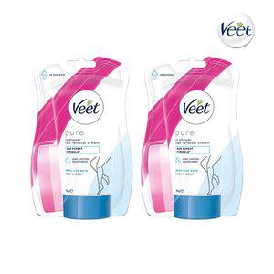 [비트] 인샤워 민감성 피부용 제모 크림 150g x2개