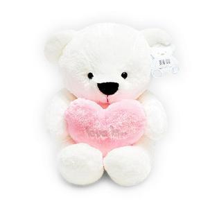 [XBH3K4KP]누리베어하트 미니35cm 핑크 선물용 곰인형