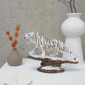 [마이모노샵] 사무실 매장 개업 집들이 선물 설원 백호 호랑이 풍수 품