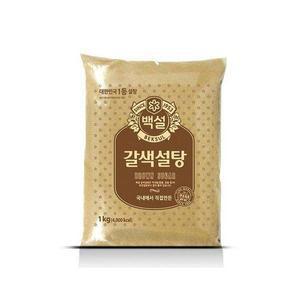 [XBIHI8K3_47]백설 갈색 설탕 1kg 조미료 요리재료 소금 간장