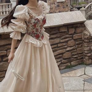 유럽풍 (대여) 빈티지 의상대여 드레스 교복몰 프릴