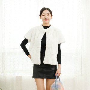 [기타]우진모피(WJ) 코펜하겐퍼 휘메일 화이트 숏밍크자켓 숏자켓 국내생산 본사직영
