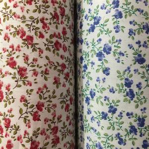 (레드) 수채화 플라워 패턴 천 2color/원단/면/가방/이불/쇼파/공단/예쁜/소파/커텐/이쁜/무늬/공예용/꽃/