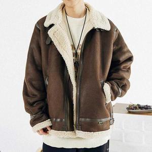 [라일리] Rly 가죽 무스탕 자켓 바람차단 클래식 겨울철 남친룩