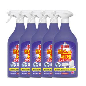 홈스타 락스와세제 욕실청소용 폼 스프레이 후로랄향 500ml 5개